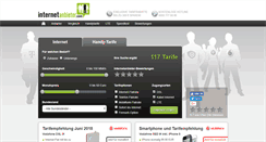 Desktop Screenshot of internetanbieter.com