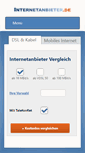 Mobile Screenshot of internetanbieter.de
